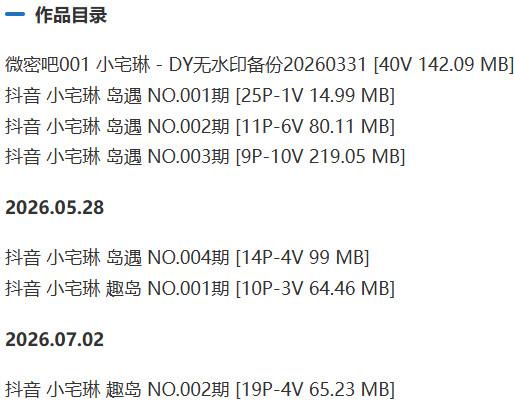 小宅琳 – 微密圈/岛遇等写真&视频合集【持续更新中】-2